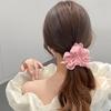 Fashion Chiffon Hair Bows with Clips Women 5.3'' Hair Bows Barrettes Girls Hair Clips Hairpins Ponytail Holder Hair Accessories