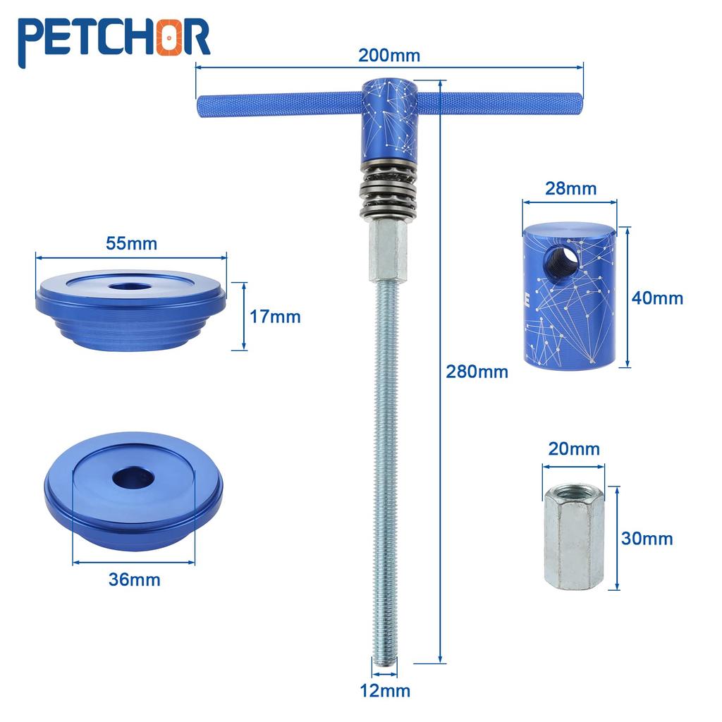 Bicycle Headset Press Bottom Bracket Press Installation PETCHOR Bicycle Press Fit Installation BB Press Tool for Bottom Bracket Fits Headset