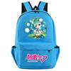 Anime Cartoon Hatsune Miku Printed Backpack for Teenager Student Girl Boy Bookbag Schoolbag Women Large Capacity Waterproof Travel Bag Gift Rucksak