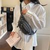 Vintage Denim Chest Bag Women Crossbody Bag Large Capacity Shoulder Bag