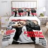 Eminem Hip-Hop-Sänger Ganzjahres-Bettdecke casal Bezüge Bettwäsche-Sets Weiche Steppdeckenbezüge und Kissenbezüge Teen SingleDoppelQueenKing