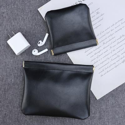 Cosmetic Bag Magnetic Closure Waterproof Compact Size Portable Lipstick Headphones Storage Bag Multifunctional