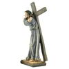 Jesus Statue Cross Decoration Home Decor Crafts Church Decorations Catholic Gift Resin Jesus Figurines Jesus Resin Statue Jesus