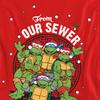 Teenage Mutant Ninja Turtles Unisex Adult Merry Christmas From Our Sewer Sweatshirt