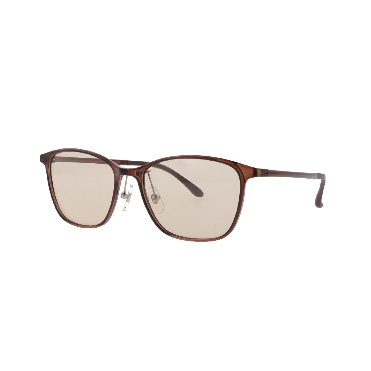 

Polarized thin UV planned by Sabae manufacturer dark light [FEELLIFE] sunglasses, lenses, lightweight, protection, FLW-001 (clear brown, brown)