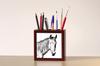Namib Desert Horse – Pen holder with a horse, desk organizer with a print | Art-Dog