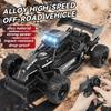 ZWN 1:18 2.4G RC Car With LED Light Alloy Light Spray 2WD Off-road Remote Control Climbing Vehicle Outdoor Cars Toy Gift for Kid