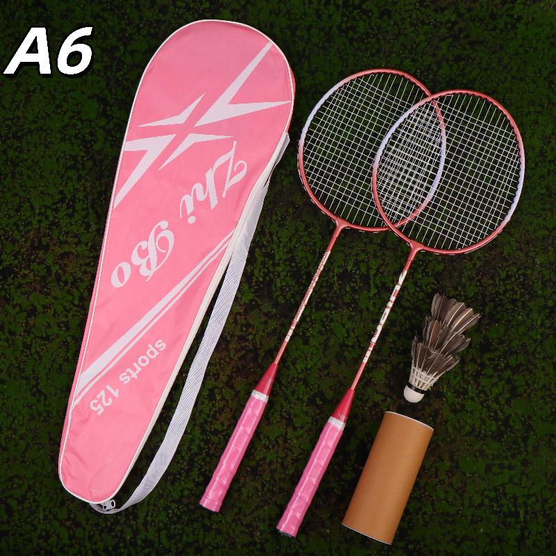 Neues 1Set Anfänger Badminton Professionelles Training Langlebiger Freizeit-Sport Schläger Langlebiges Badminton Schläger Set