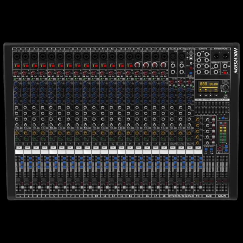 Hikvision 24-канальный аналоговый аудиомикшер