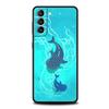 Ocean Whale Shark Swimming Phone Case For Samsung Galaxy S25 S24 S23 S22 Ultra S20 S21 FE 5G S10 S9 Plus S10E Soft TPU Cover
