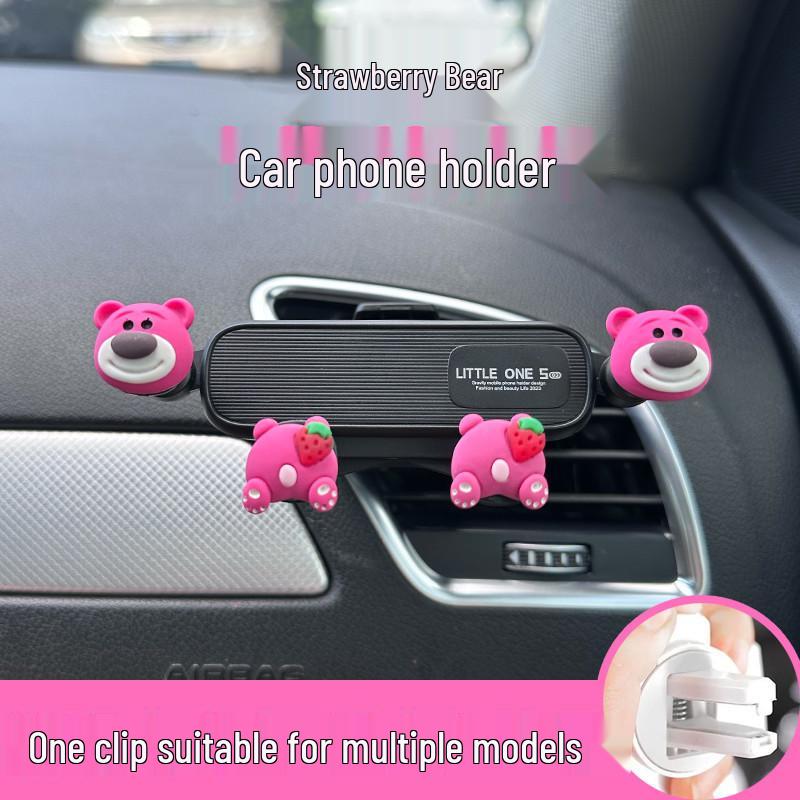 KT Cat Anti-shake Car Air Vent Phone Holder for Girls