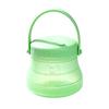 Leak-Proof Silicone Fresh Keeping Food Bucket Heat Resistant Reusable Container 800/1200/1500ml for Camping Food Storage