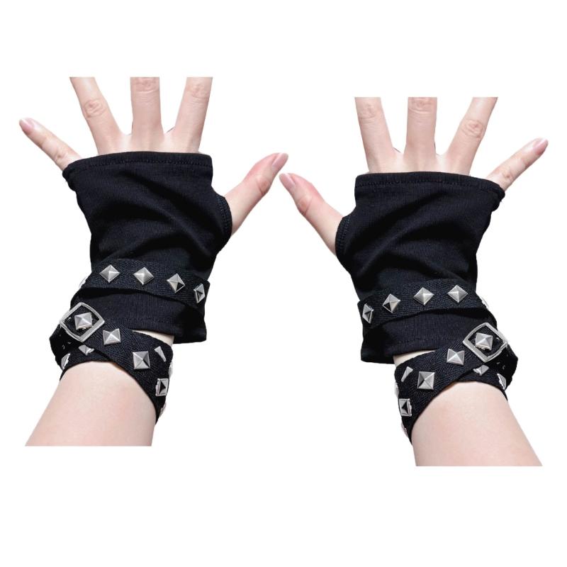 

Gothic Arm Covers Elastic Arm Sleeves Unisex Handwear Accessory For Women Teens Daily Wear and Street Dancing Event