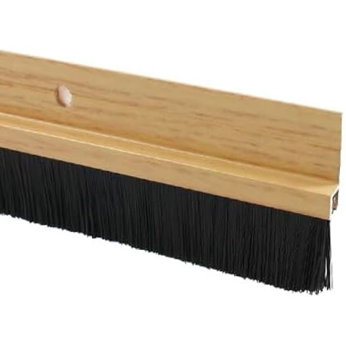 Boudin de porte - FERRESTOCK - CHÊNE-2 C/Frange - Aluminium - 1M - Marron