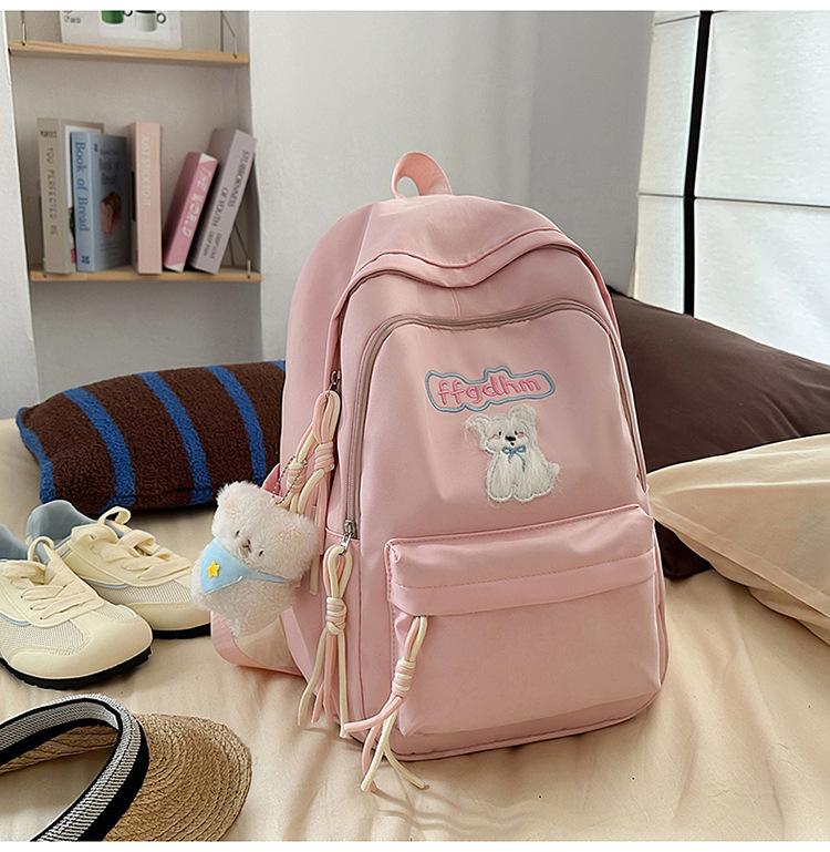 Schoolbag Mori Ins New High-value Fresh and Sweet Candy-colored Backpack, Lightweight Travel Backpack for Junior and Senior High School Students