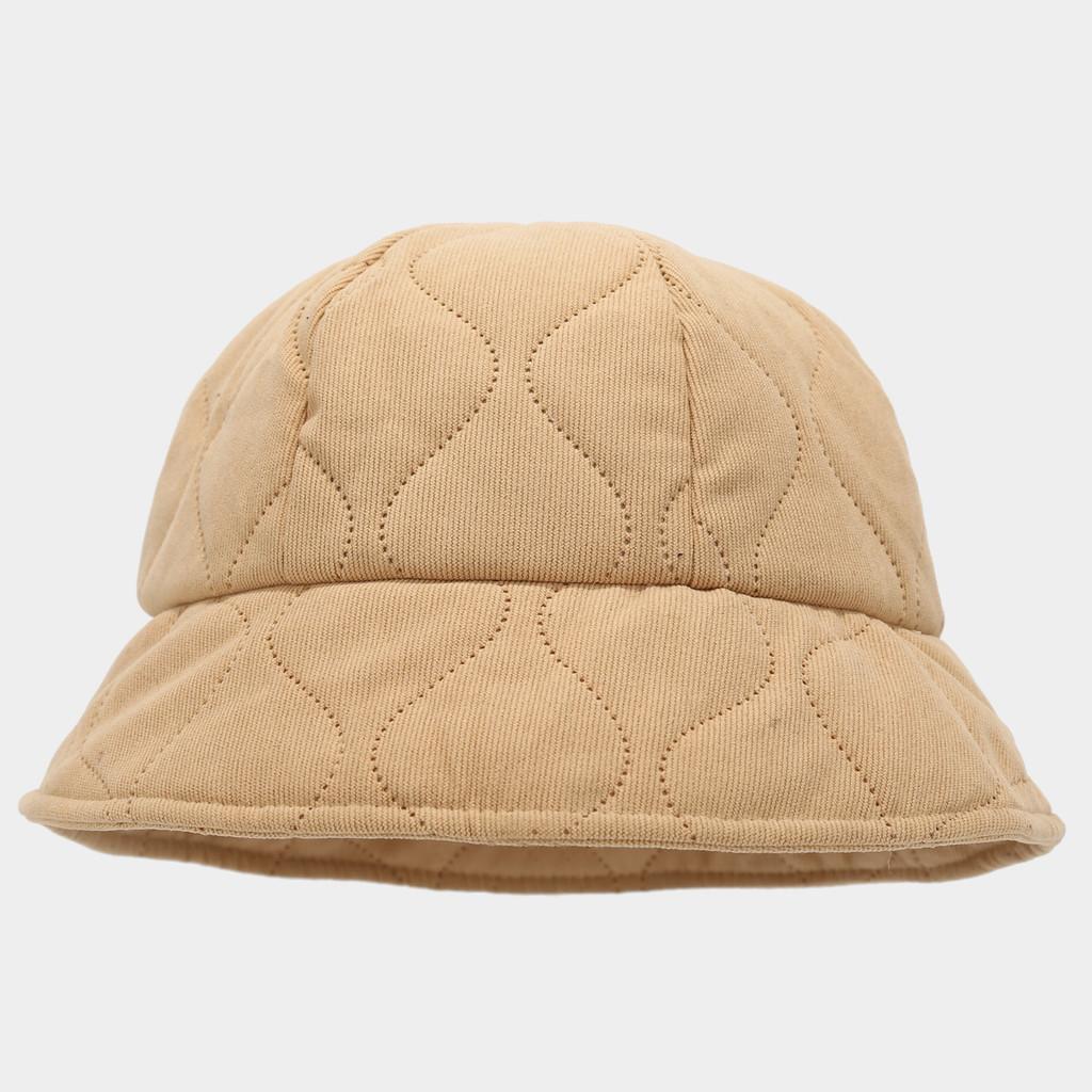 Soft Girl Solid Color Corduroy Fishtail Cap With Sun Protection For Spring And Autumn