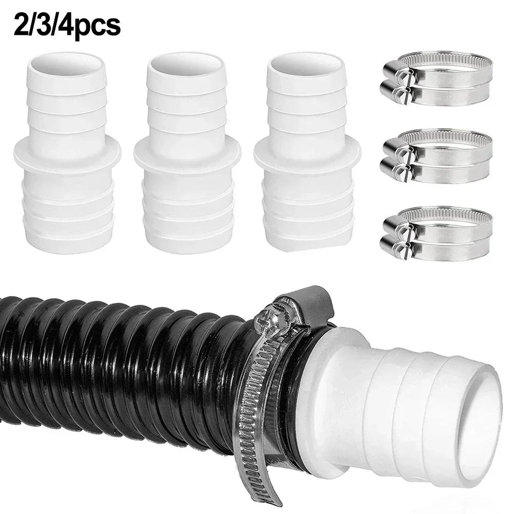 2/3/4-teiliges Schlauchverbinder-Set Mit 32-38mm Schlauchtüllen Poolschlauch-Adapter Düsenadapter Schlauchfitting Zubehör Poolreinigungswerkzeug
