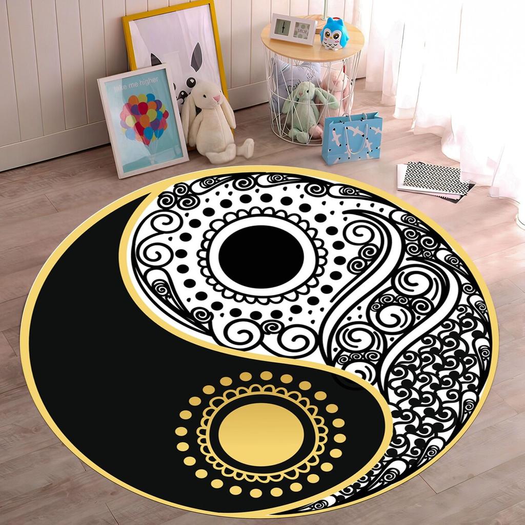 Evil Eye Rug Evil Eye Mandala Rug Mandala Rug, Mandala, Home Decor, Art Rug, Design Rug, Non Slip Rug,Round Carpet,Populer Rug