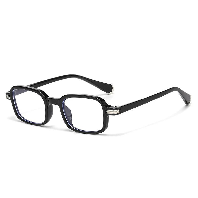  New Retro Rectangle Women Sunglasses Fashion Clear Ocean Gradient Lens Shades UV400 Men Trending Rivets Sun Glasses