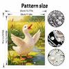 Pearl Painting Kit Cute Duck Pond Landscape DIY Home Decoration Painting