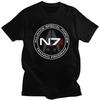 Vlastní Cool Alliance Mass Effect N7 Tričko Pánské Krátký Rukáv Čistá Bavlna Tričko Herní Trička Módní Trička - Pánské Letní...