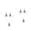 Women's Vintage Bohemian Style Tassel Hook Earrings and Necklace Jewelry Set 74GR