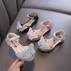Spring/autumn New Style Ladylike Baby Girl Children's Princess Rhinestone Single Shoes Leather Shoes Dance Performance Shoes