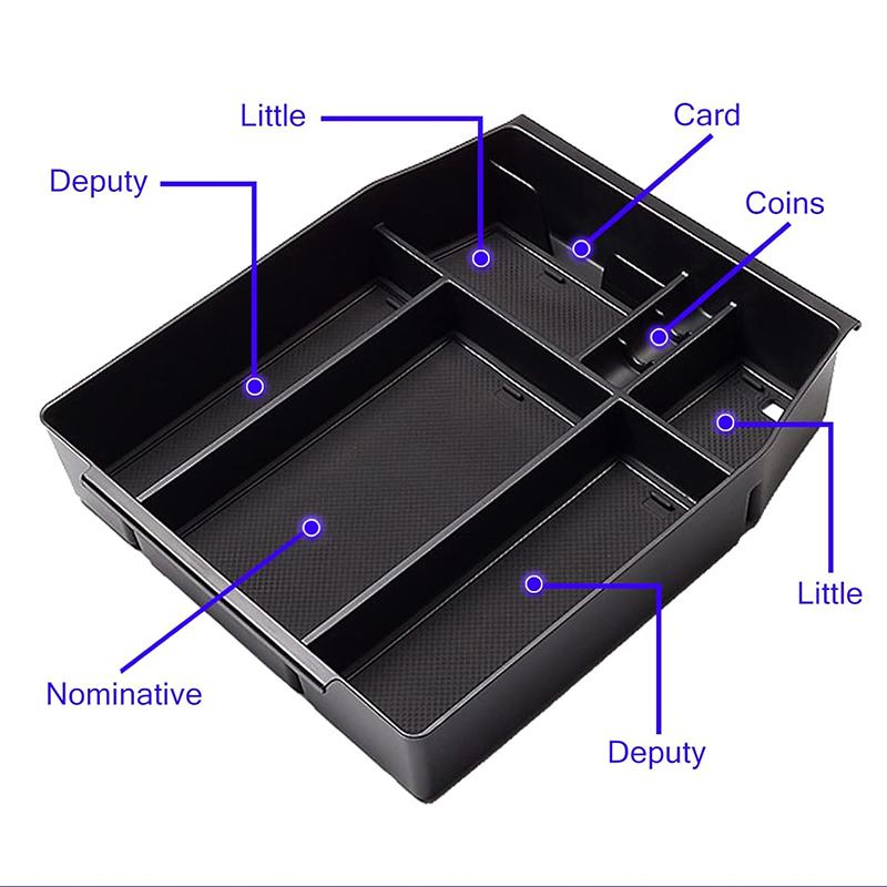 Center Console Organizer For 2025-2025 Ford F150 Accessories Armrest Insert Tray Storage Box,Not Fits 40/20/40 Jump Seat Console