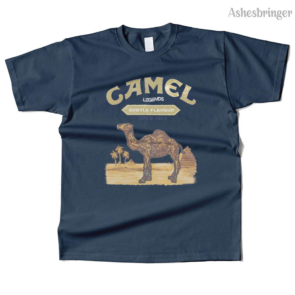 Unisexs Cotton Camel Legends Graphic T Shirt Street Casual Style Tee for Unisex and Women