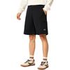 Li Ning Sports Trend Series Casual Minimalist Solid Color Zipper Sports Shorts Men shorts Black AKSV461-4