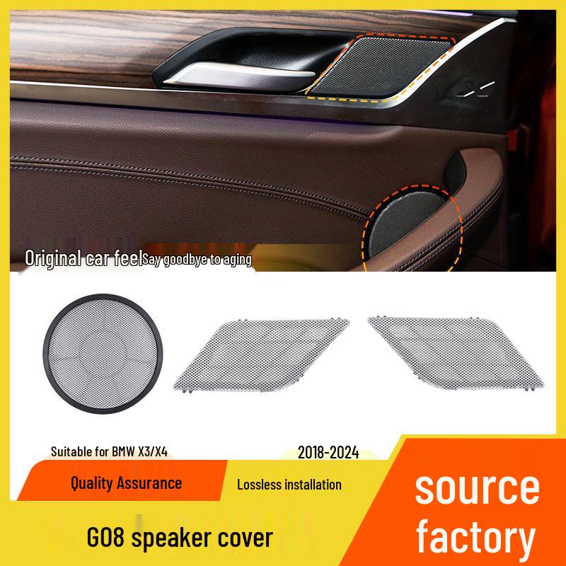 BMW X3/X4 Door Speaker Dustproof Mesh Cover for G08 iX3 Audio