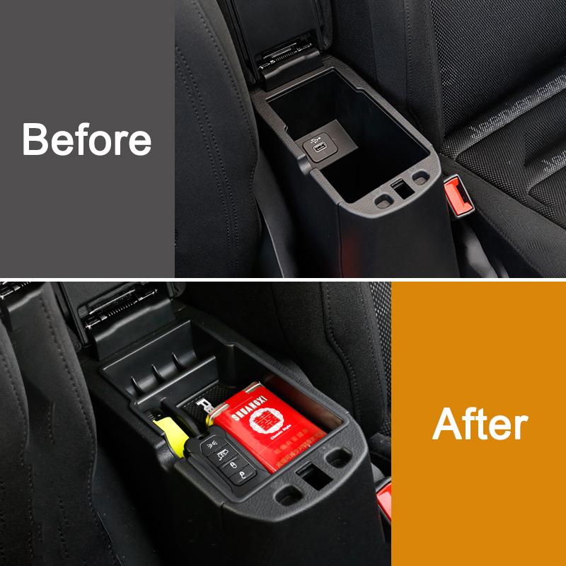 For Jeep Renegade BU 2015 2016 2017 2018      2024 2025 Car Central Armrest Box Storage Tray Accessories