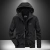 Jacke Herren Mittleren Alters und Ältere Langarm Verdickte Fleece Kapuzenjacke Lässig Business Vielseitiges Oberteil
