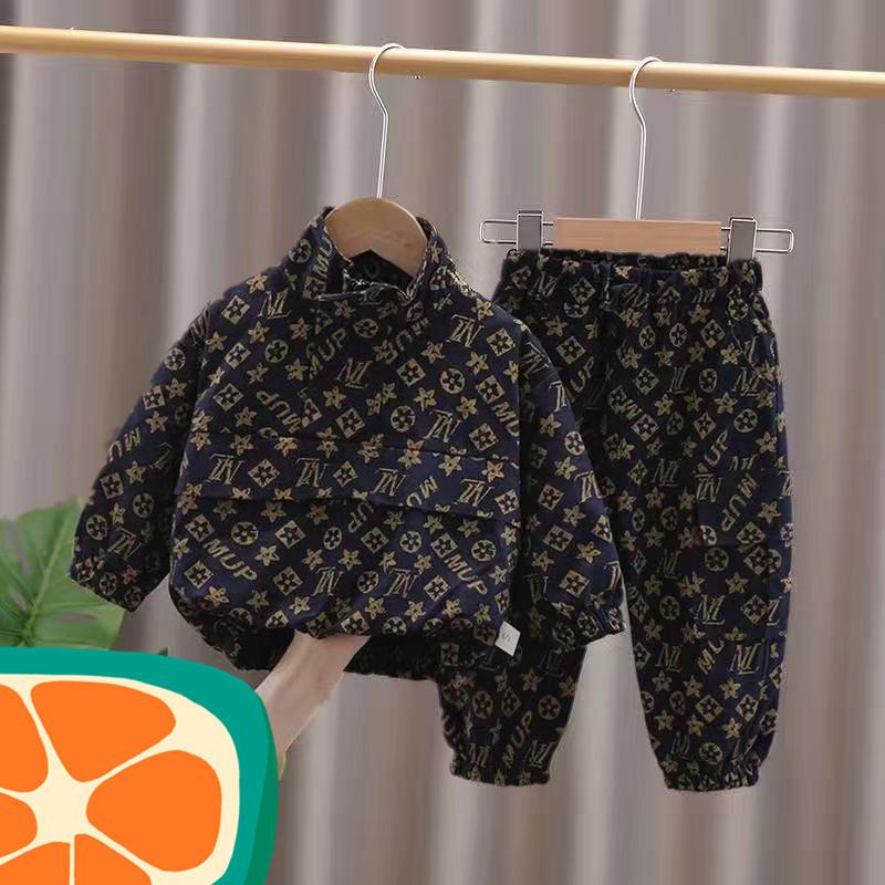 Set di Abbigliamento Autunnale per Bambino in Cotone per Bambini Piccoli Età 1-3 Anni