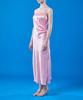 KOLEAT Summer Shirred Maxi Slim Silk Sleeveless Dress [Pink] Layered Dress Ver.