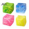 Cube Pinch Toy Flow Pattern Squeeze Anxiety Relief Stress Ball Sensory Elastic Decompression Stretchy Party Favors Slow Rebound