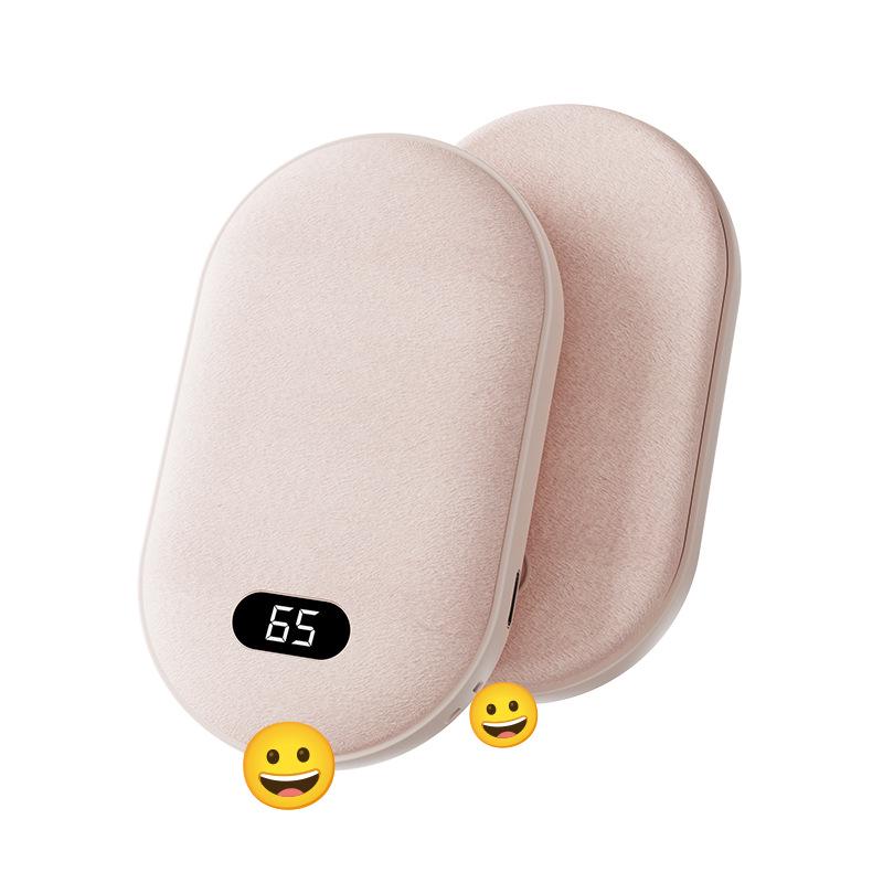 2025 Magnetic Plush USB Rechargeable Hand Warmer with Digital Display