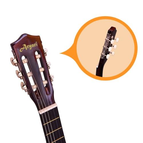 Aryari Mini Classical Guitar, 30-inch, Beginner's Set, Practice Set for Kids and Elementary School Students (Includes Strap, Strings, Cloth, Pick, Etc