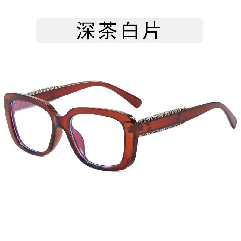 Vintage Stylish Glasses Frame Women Square Shape Anti Blue Light Women's Eyeglasses Frame High Quality Woman Glass