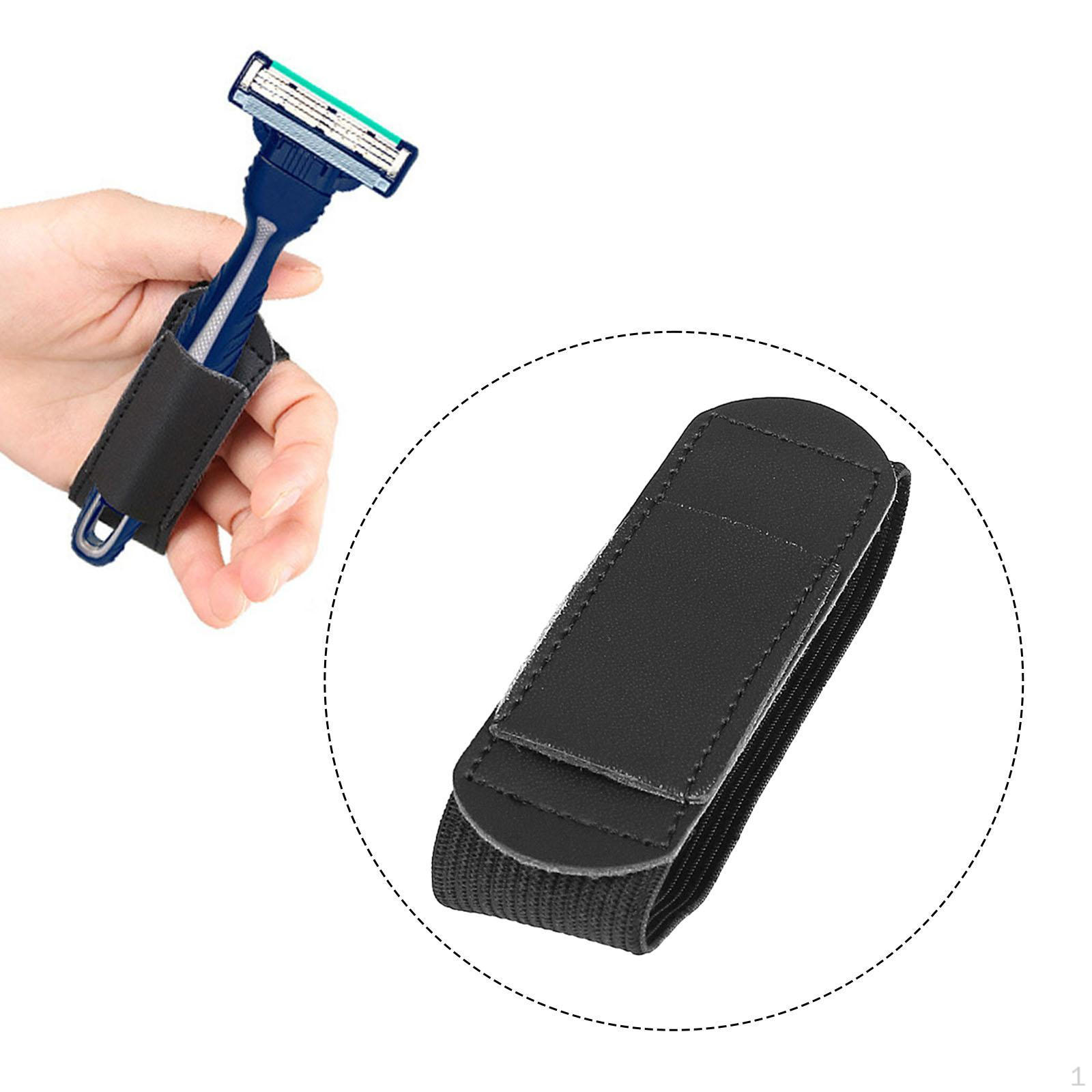 

Hand Strap for Holding Utensils Adaptive Auxiliary Tool Eating Assistance Cuff PU Leather