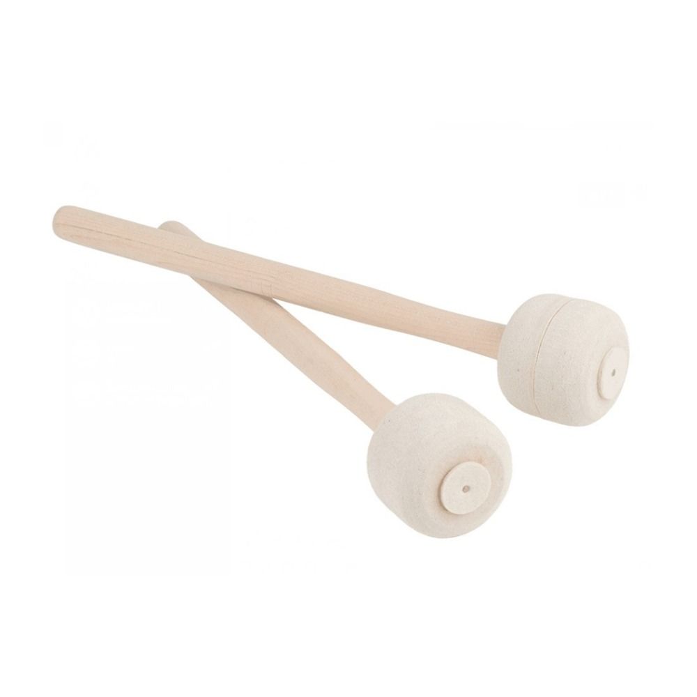 1pc Wood Handle Drum Wooden Mallet Wool Felt Head Wooden Drum Hammer Drum Sticks Percussion Part