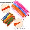 20/50/100 ks Zesílené létající raketové balónky Pískací nafukovací vzduchové míče Dekorace na narozeninovou oslavu