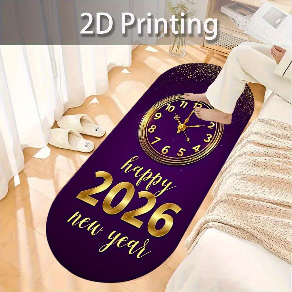 Premium Purple  Carpet Warm Doormat Welcome Mat Bathroom Mat Rug For Bedroom Bedside Carpet For Live Room Home Dec