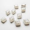 ABS Imitation Pearl High Gloss Rhombus Beads for DIY Jewelry