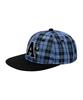 AMES-WORLDWIDE A Check Ball Cap Blue