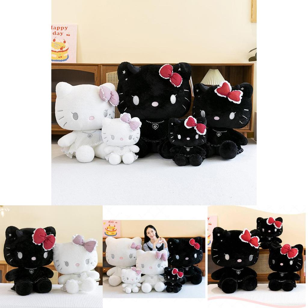 Adorable Peluche de Gato Kt Ángel Demonio Para Niñas Regalo Perfecto Almohada de Peluche