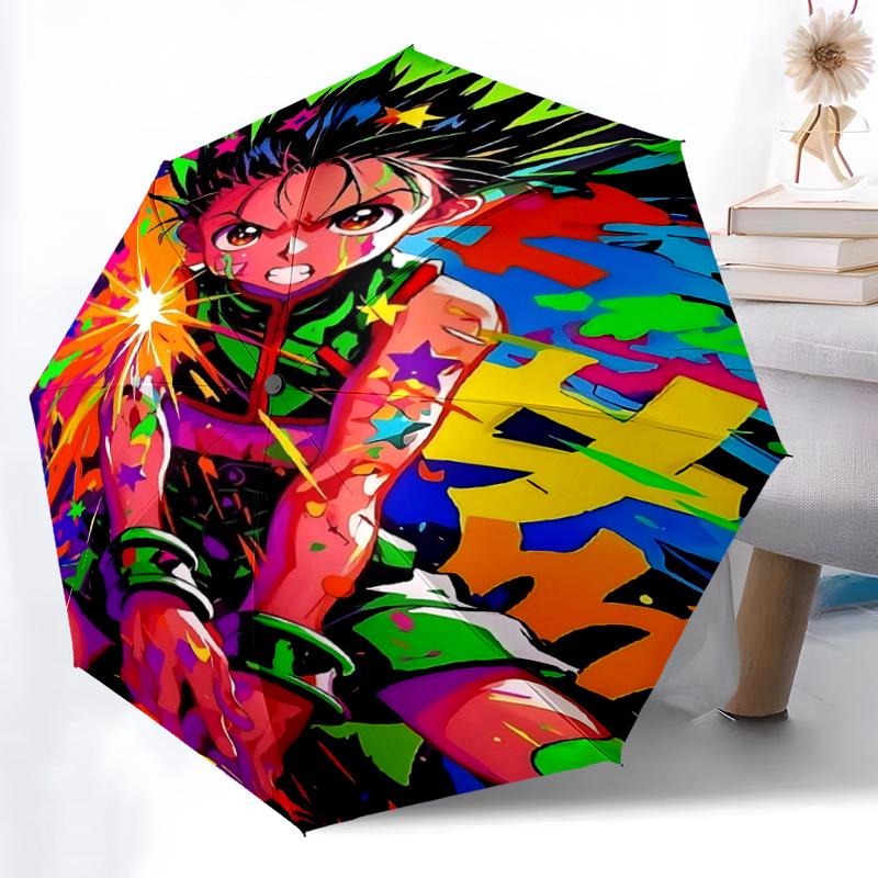 1pc Starlit Adventure Umbrella Automatic Opening & Closing, Foldable Design, Outdoor for Fans, Travelers, Everyday Use - Perfect Gift!C034