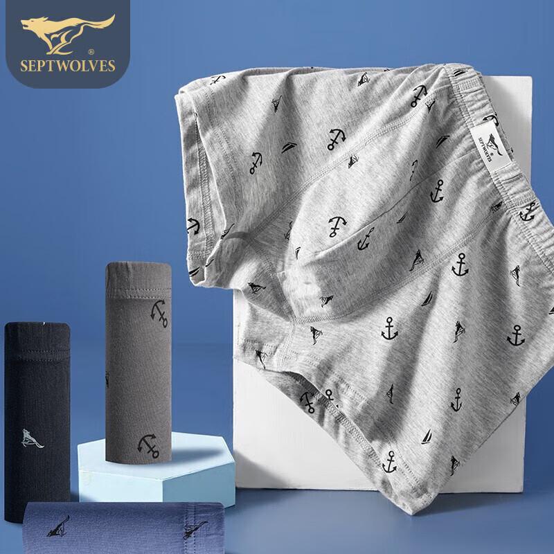 Septwolves Men's Boxer Briefs