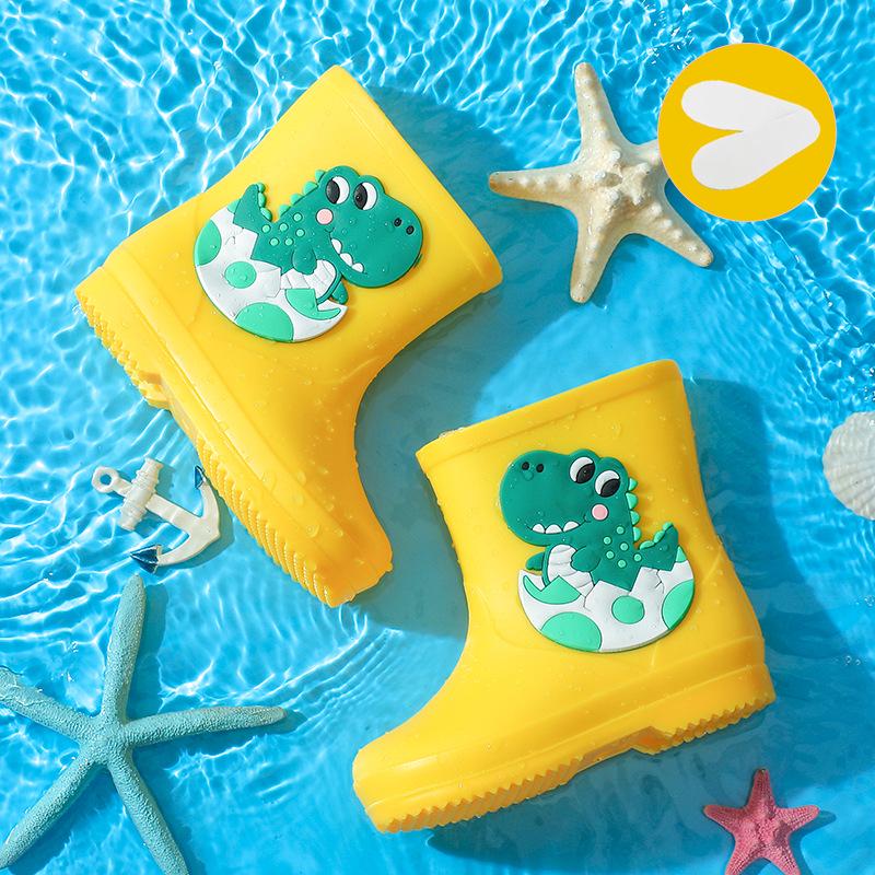 Children's Cartoon Rain Boots - Cute & Waterproof for Boys, Girls, Toddlers, and Infants