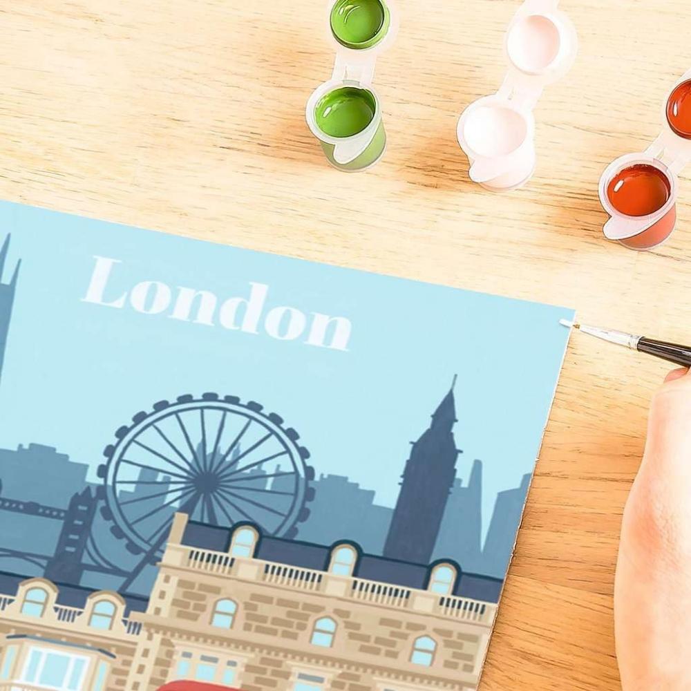 Ravensburger CreArt London, UK 23525 4 (Omalovánky Malování podle čísel Olejomalba Umělecká malba)
